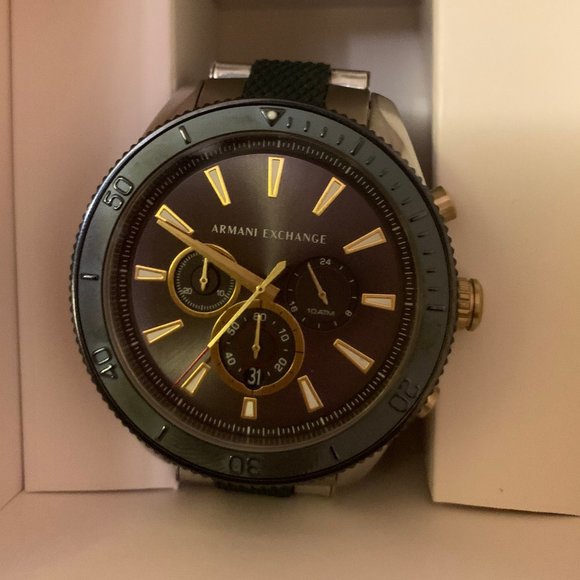 AX Armani Exchange Chronograph Two-Tone Stainless